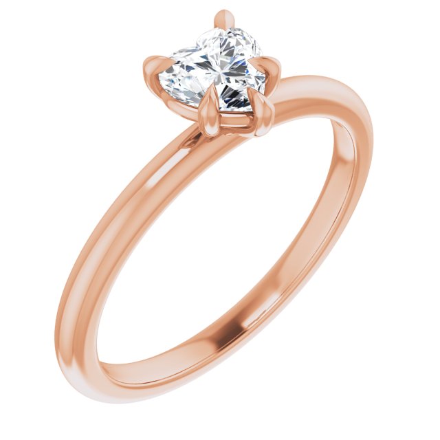 heart-18K Rose gold