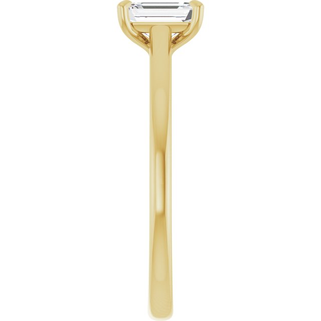 emerald-18K Yellow gold