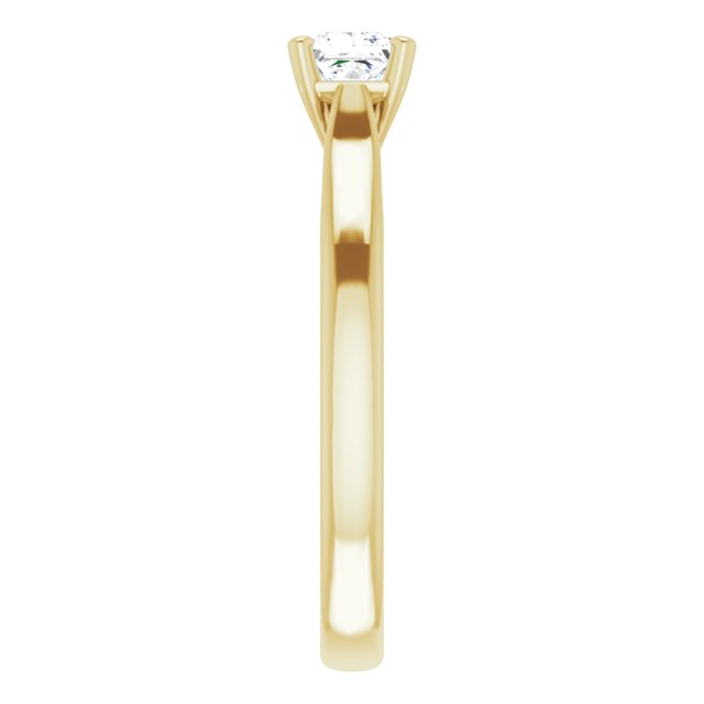 square-18K Yellow gold