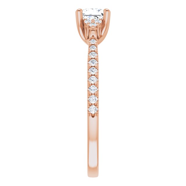 square-14K Rose gold