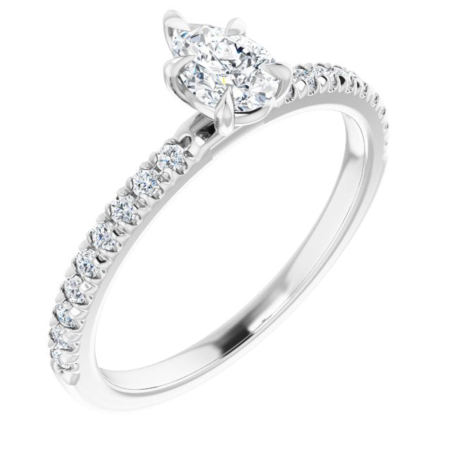 pear-10K White gold