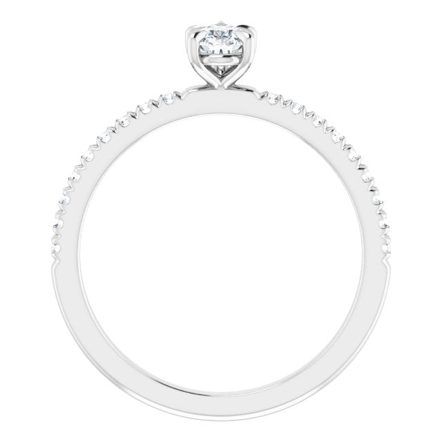 pear-14K White gold