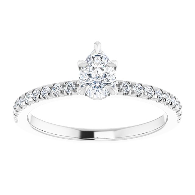 pear-10K White gold