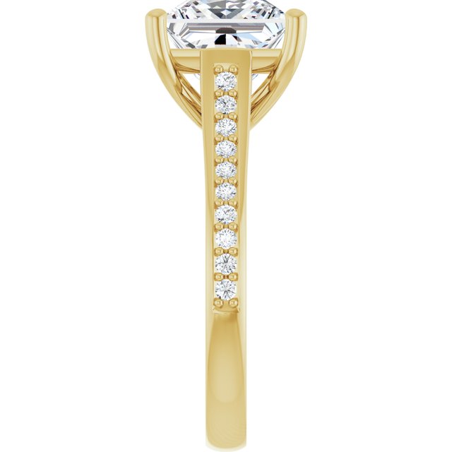 square-14K Yellow gold