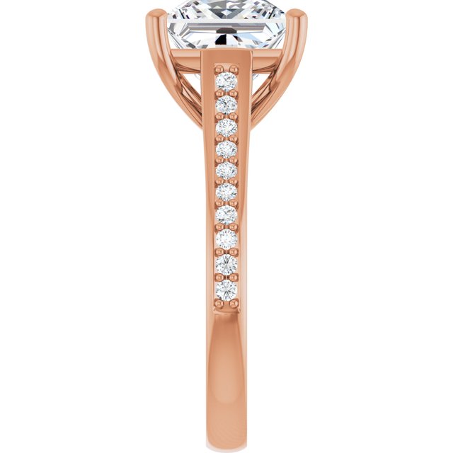 square-10K Rose gold