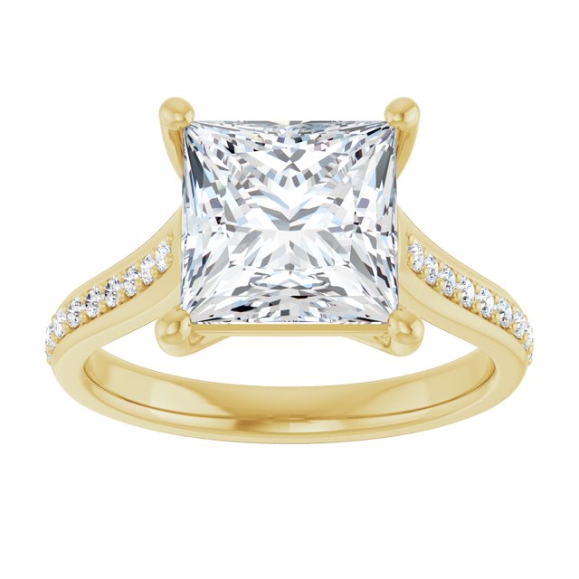 square-14K Yellow gold