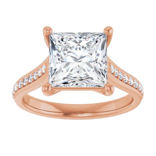 square-18K Rose gold