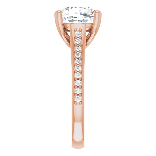 cushion-14K Rose gold