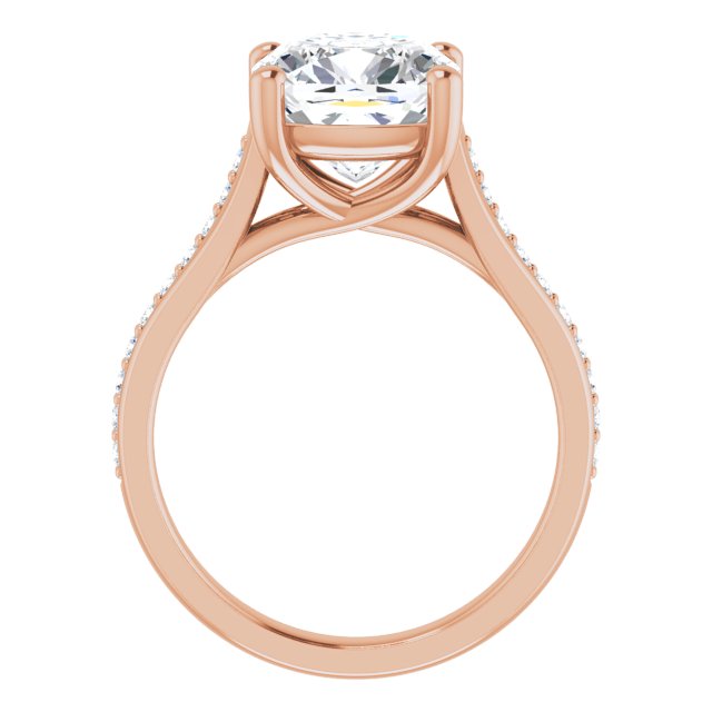 cushion-14K Rose gold