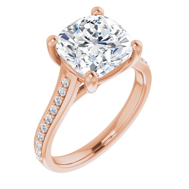 cushion-14K Rose gold