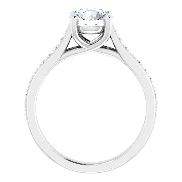 round-14K White gold
