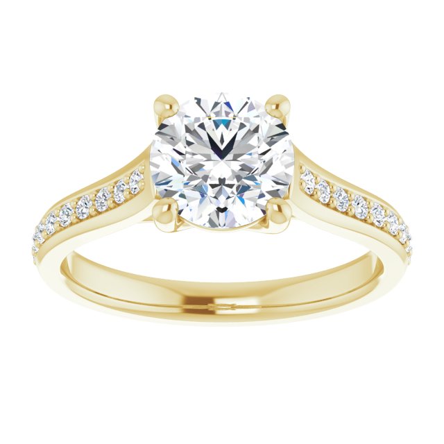 round-10K Yellow gold