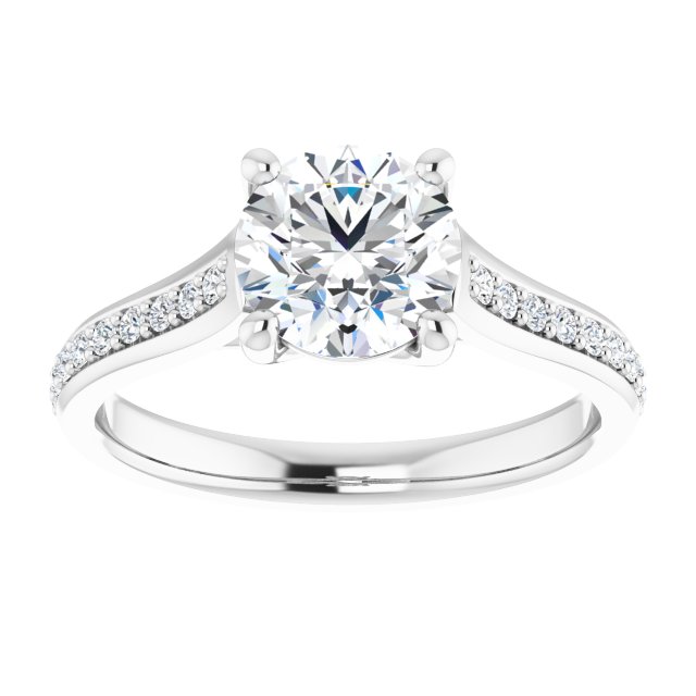 round-14K White gold