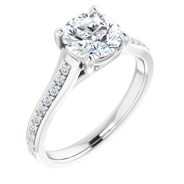 round-10K White gold