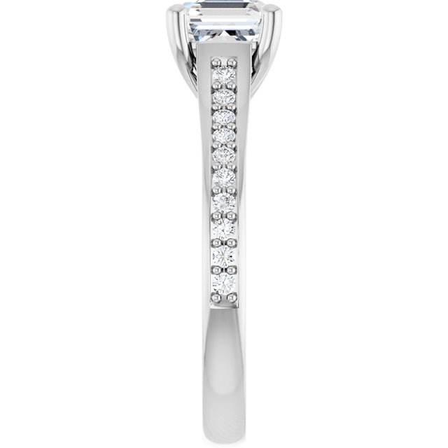 asscher-18K White gold