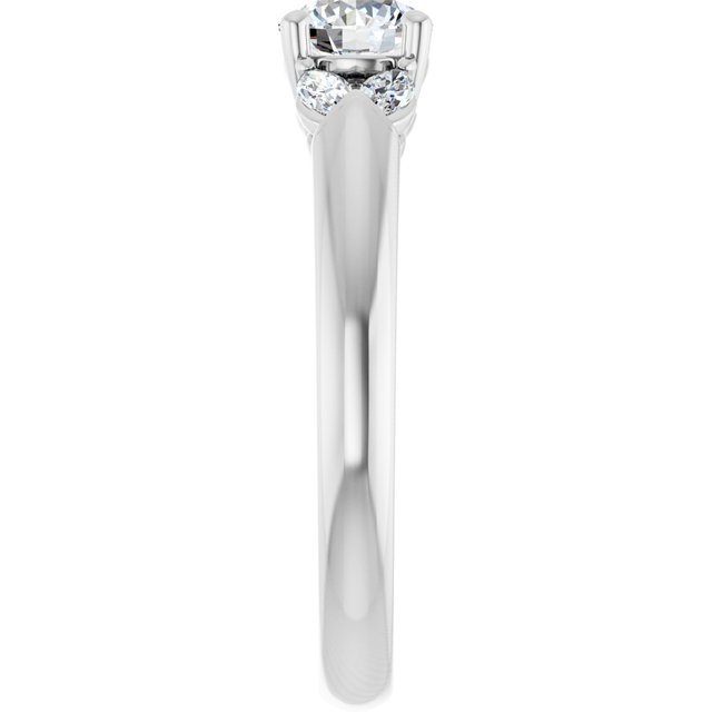 round-14K White gold
