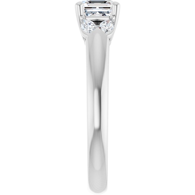 asscher-18K White gold
