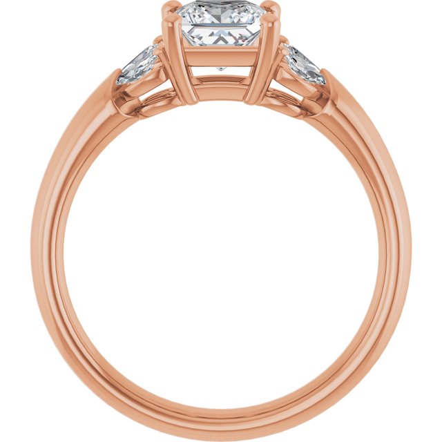square-18K Rose gold