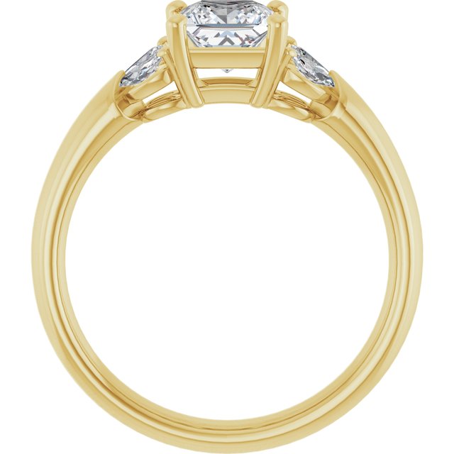 square-18K Yellow gold