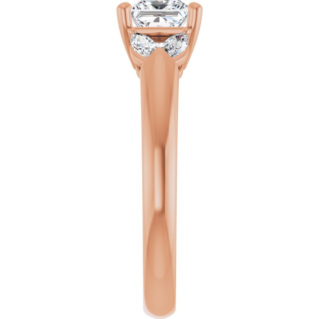 square-14K Rose gold