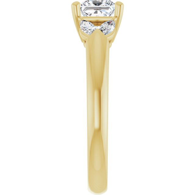 square-10K Yellow gold