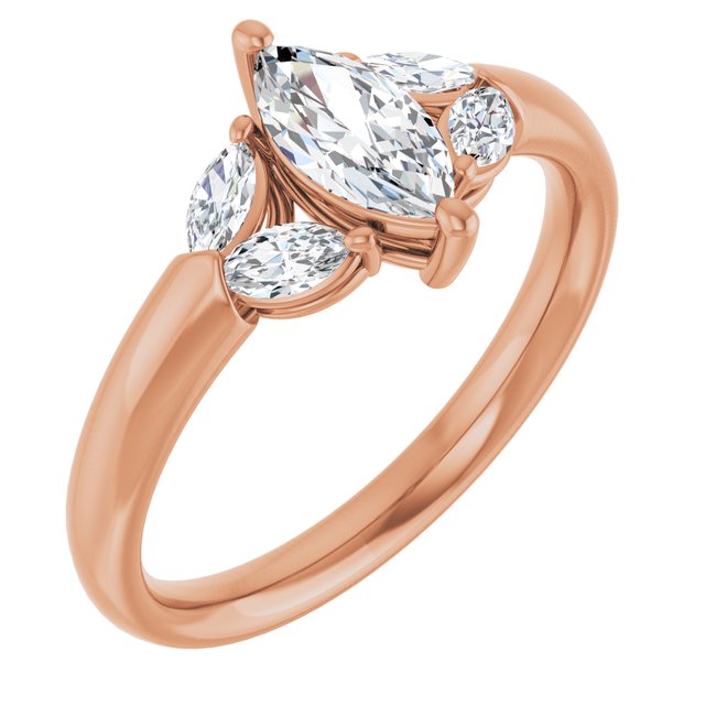 marquise-10K Rose gold