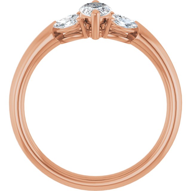 marquise-14K Rose gold