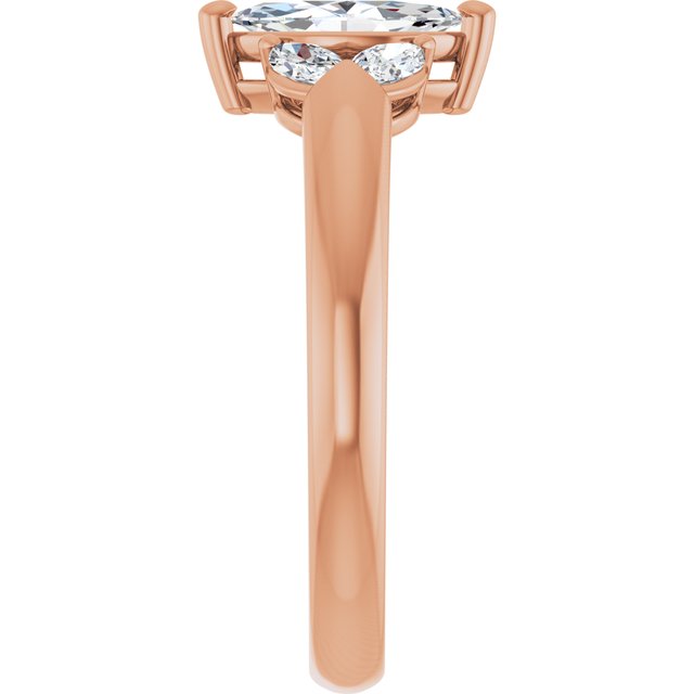 marquise-14K Rose gold