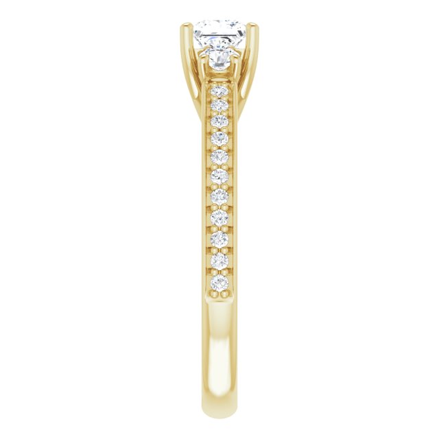 square-14K Yellow gold