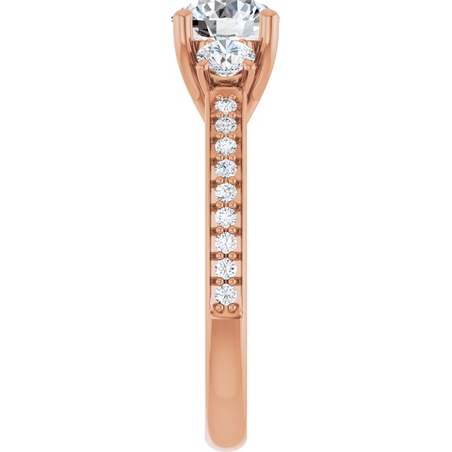round-18K Rose gold