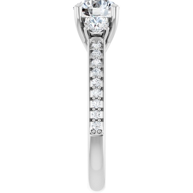 round-18K White gold