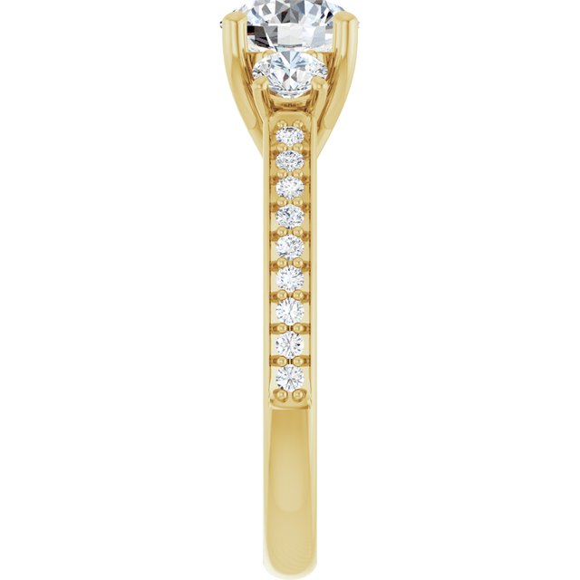 round-10K Yellow gold
