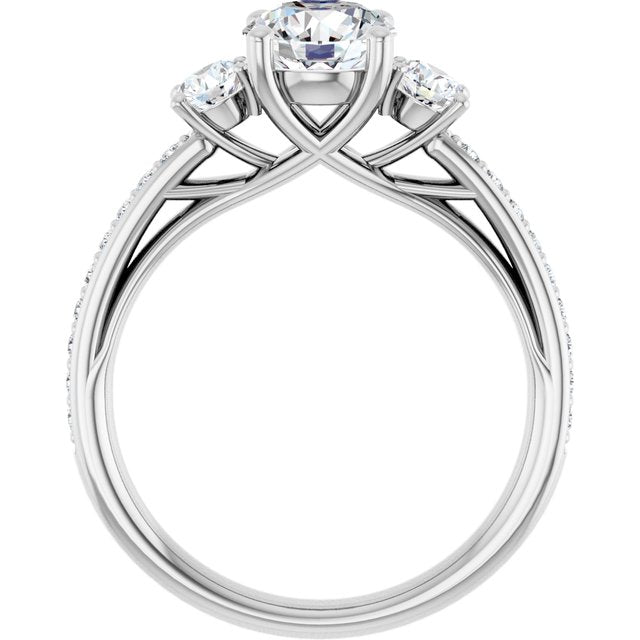 round-10K White gold