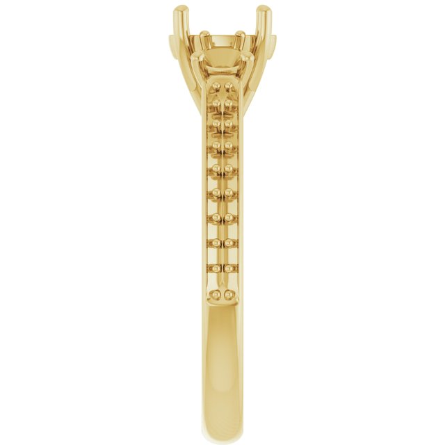 oval-10K Yellow gold