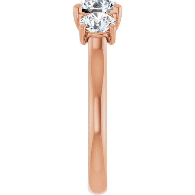 round-14K Rose gold