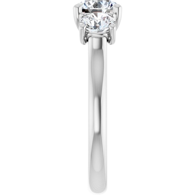 round-14K White gold