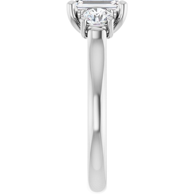emerald-14K White gold