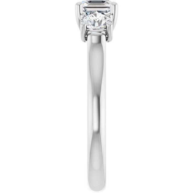 asscher-14K White gold
