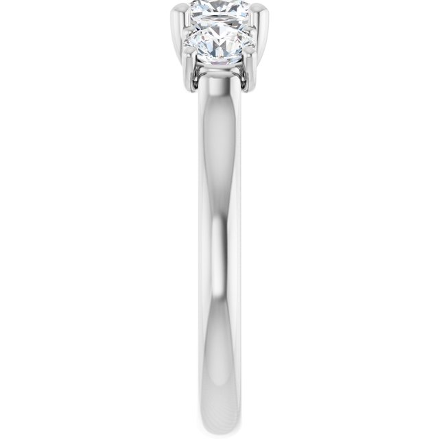 cushion-14K White gold