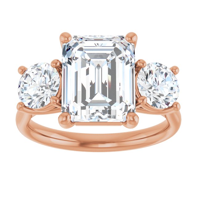 emerald-14K Rose gold