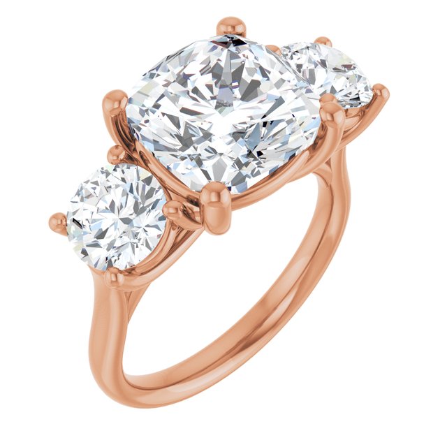cushion-14K Rose gold