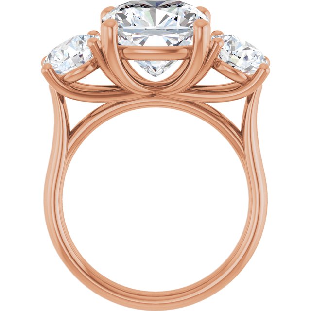 cushion-14K Rose gold