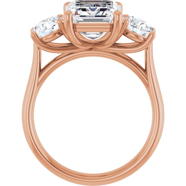 emerald-14K Rose gold