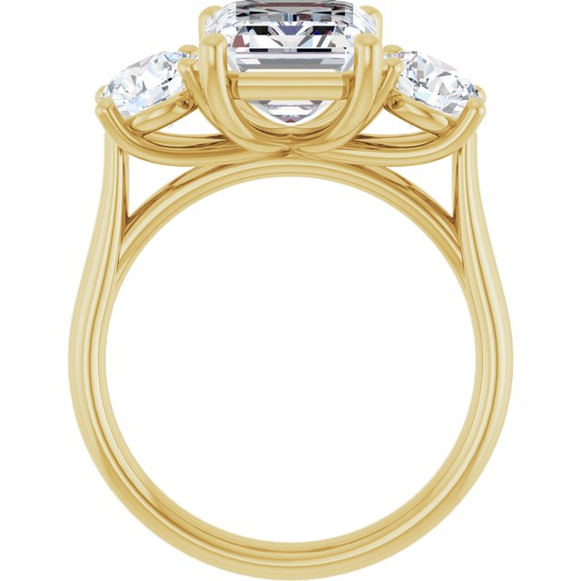 emerald-14K Yellow gold