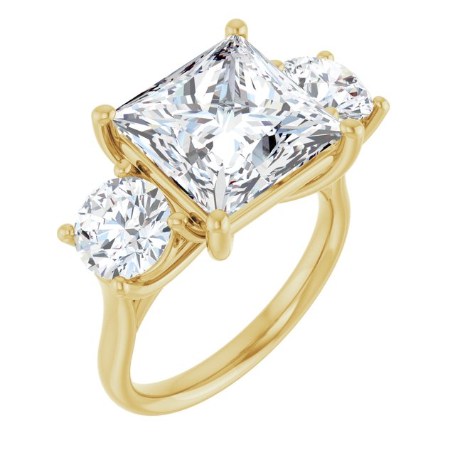 square-14K Yellow gold