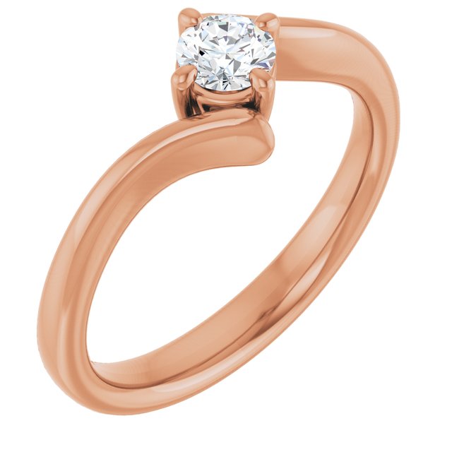 round-10K Rose gold