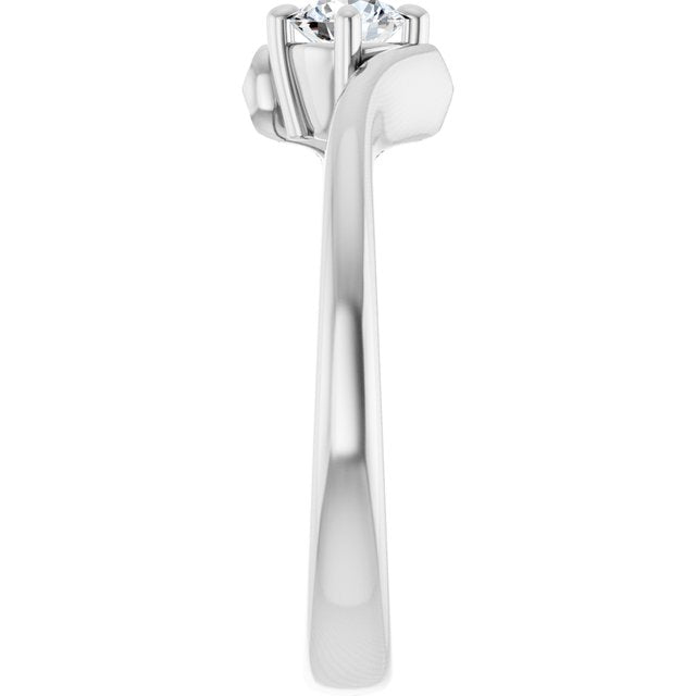round-10K White gold