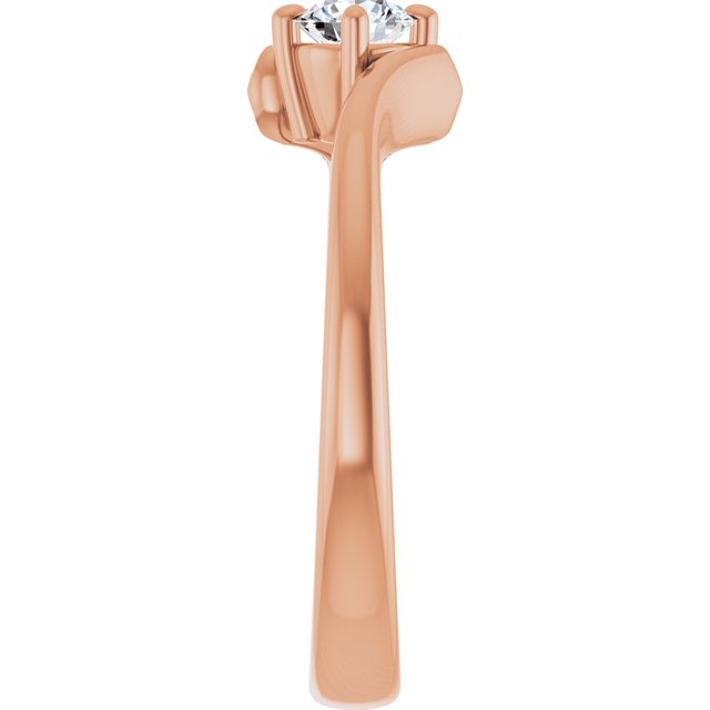 round-18K Rose gold