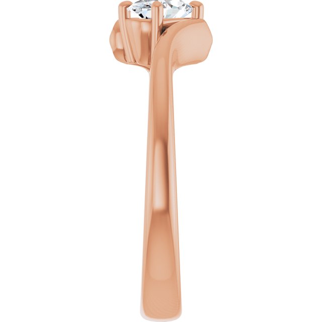 oval-18K Rose gold