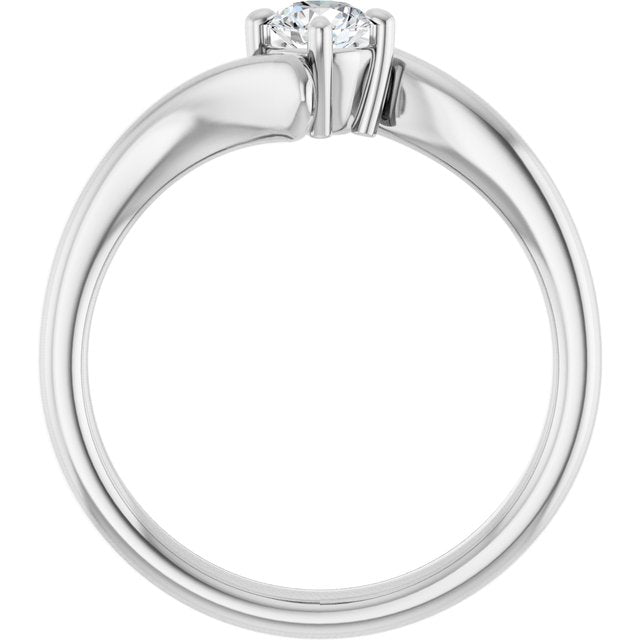 round-10K White gold